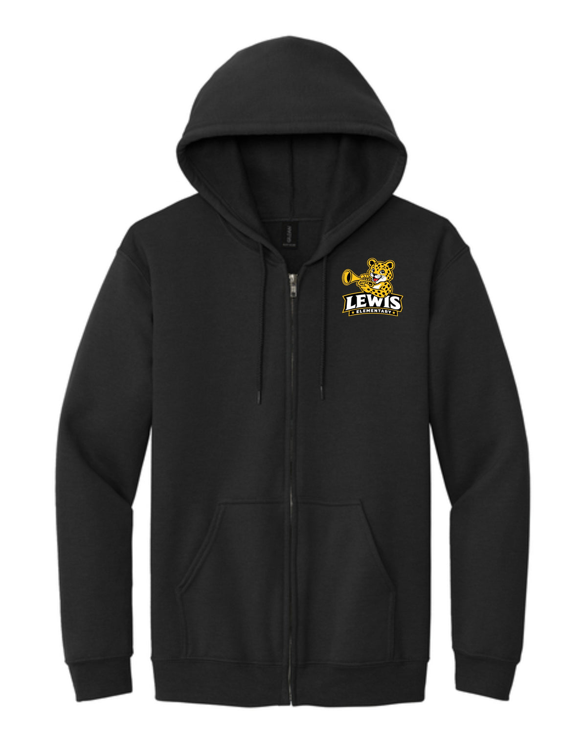 Lewis Leopard Zip Hoodie