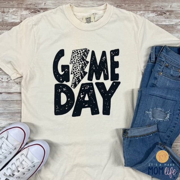 ItsAHardMomLife Shirts Game Day Distressed